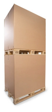 Palettencontainer, 1185 x 780 x 1070 mm, Palettenmass 1 Euro, 2-wellig 4