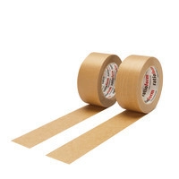 Ruban d’emballage en papier, marron, largeur 50 mm, dévidoir HA60