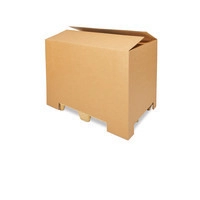 Kit économique Caisse carton pour palette en bois lamellé comprimé